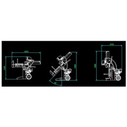 Rompedora De Leña Convertible 12 Ton. Motor Gasolina 7Hp Anova RLT12GVH