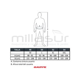 Zahon Anticorte Clase 2 Talla Xxl Anova 99-6243