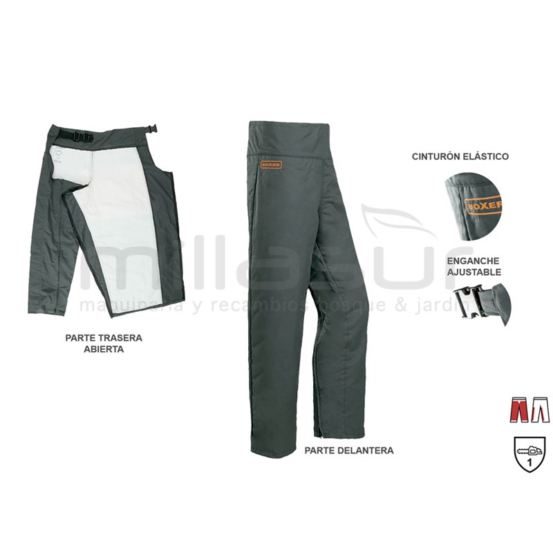 1 X Zahon Anticorte Eco Talla Unica - Clase 1 - Tipo A Anova 99-607