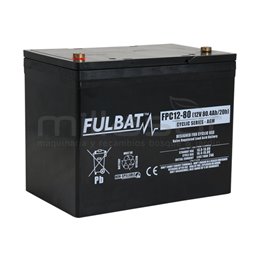 1 X Bateria Ciclica Agm Fpc12-80 12V 80,4 Ah. ( 260 X 168 X 214 ) Anova 99-1777