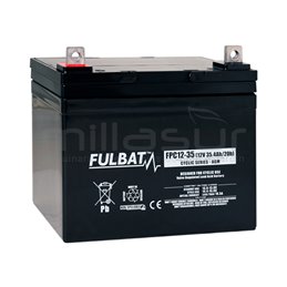 1 X Bateria Ciclica Agm Fpc12-35 12V 35,4 Ah.( 195 X 130 X 182 ) Anova 99-1774