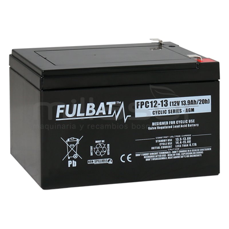 1 X Bateria Ciclica Agm Fpc12-13 12V 13,9 Ah.( 151 X 98 X 101 ) Anova 99-1771