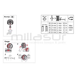 1 X Cabezal Tap-N-Go Tf109 Carga Rápida Botón Plano - 8 X 1.25 Izq/Macho, 10 X 1.25 Izq/Hembra Anova 55-7311