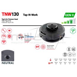 1 X Cabezal Tap-N-Go Profesional Tnw130 - Sin Adaptador Anova 55-730