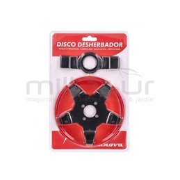 1 X Disco Desbrozadora Anti-Hierbas Con Protector Superior 145Mm (Con Cuchillas 2 Y 5 Puntas) Anova 55-7021