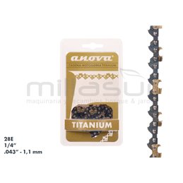 CADENA ANOVA TITANIUM 1/4" - .043" - 28 E