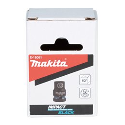 Llave de vaso Impact Black, 1/2", 12 mm Makita E-16081