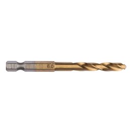 Broca de metal HSS-TiN, 6,0 x 80 mm Makita B-50974