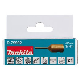 Broca diamante amoladora 5 mm Makita D-79902