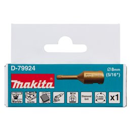 Broca diamante amoladora 8mm Makita D-79924