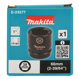 Llave de vaso 1", 38 x 68 mm Makita E-24577