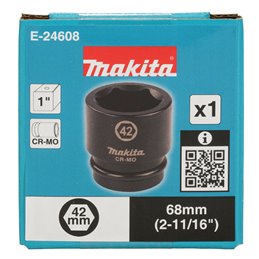 Llave de vaso 1", 42 x 68 mm Makita E-24608