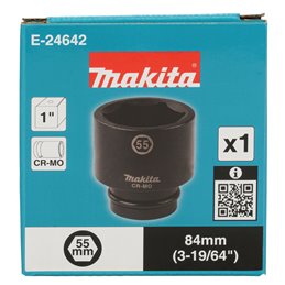 Llave de vaso 1", 55 x 84 mm Makita E-24642