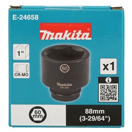 Llave de vaso 1", 60 x 88 mm Makita E-24658