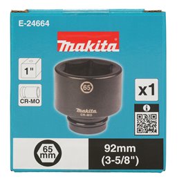 Llave de vaso 1", 65 x 92 mm Makita E-24664