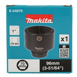 Llave de vaso 1", 70 x 96 mm Makita E-24670