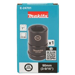 Llave de vaso 1", 32 x 90 mm Makita E-24701