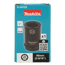 Llave de vaso 1", 34 x 90 mm Makita E-24723