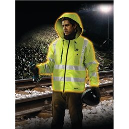 Chaqueta calefactable alta visibilidad LXT® Makita DCJ206ZM