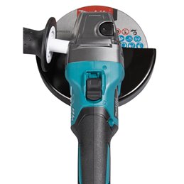 Miniamoladora XGT® Makita GA035GZ