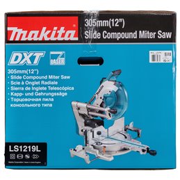 Ingletadora telescópica. Makita LS1219L