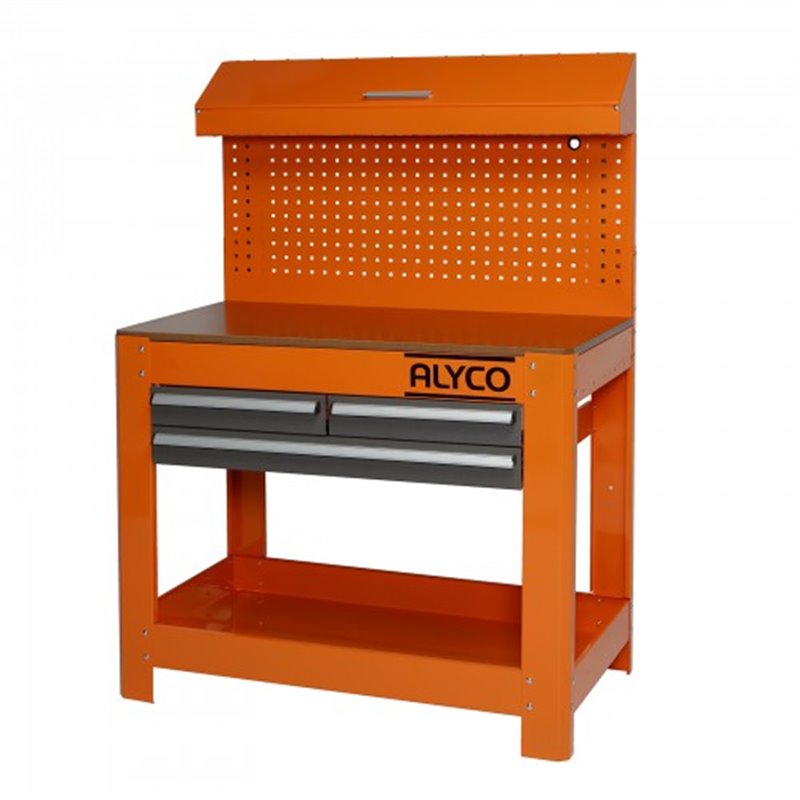 Mesa Trabajo 1142X609X1739 Mm Alyco Orange Alyco