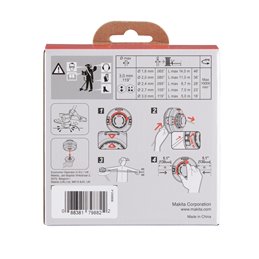 Cortador de nylon de 2,7 mm Makita 1911Y2-9