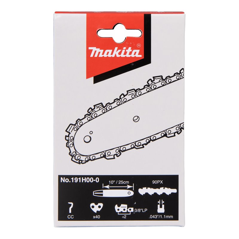 Cadena, 3/8", 1,1 mm, 25 cm, 90PX Makita 191H00-0