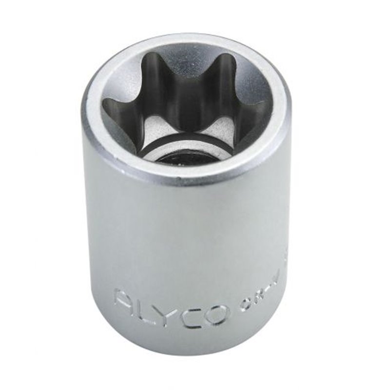 Llave Vaso 1/2" Torx Hembra E10 Alyco