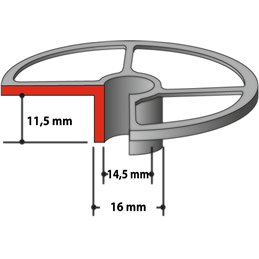 Guía de plantilla 14,5 x 16 x 11,5 mm Makita 193334-9