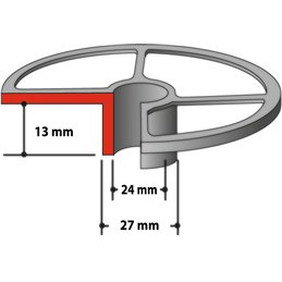 Guía de plantilla 24 x 27 x 13 mm Makita 193336-5