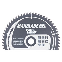 Disco sierra circular , Makblade+ T.C.T, 190 x 20 mm, 60 D Makita B-08757