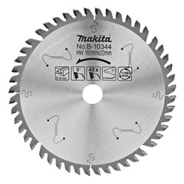 Disco sierra circular , Specialized T.C.T, 165 x 20 mm, 48 D Makita B-10344