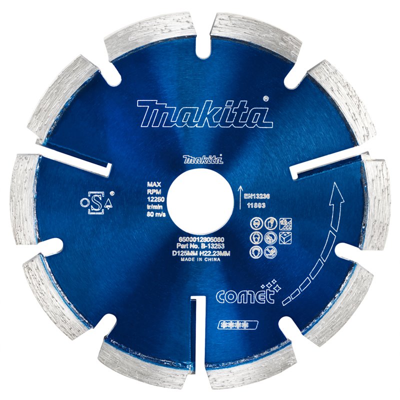 Disco de diamante Comet, 125 x 22,23 mm Makita B-13253