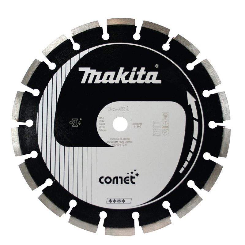 Disco de diamante Comet, 300 x 20 mm Makita B-13269