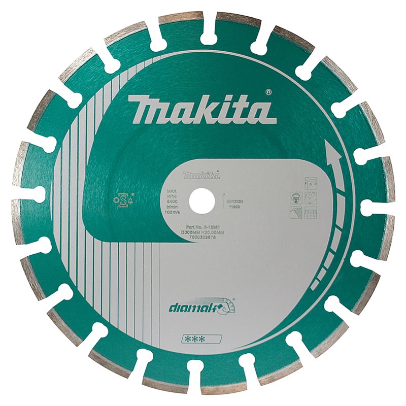 Disco de diamante DiaMak Plus, 300 mm Makita B-13661