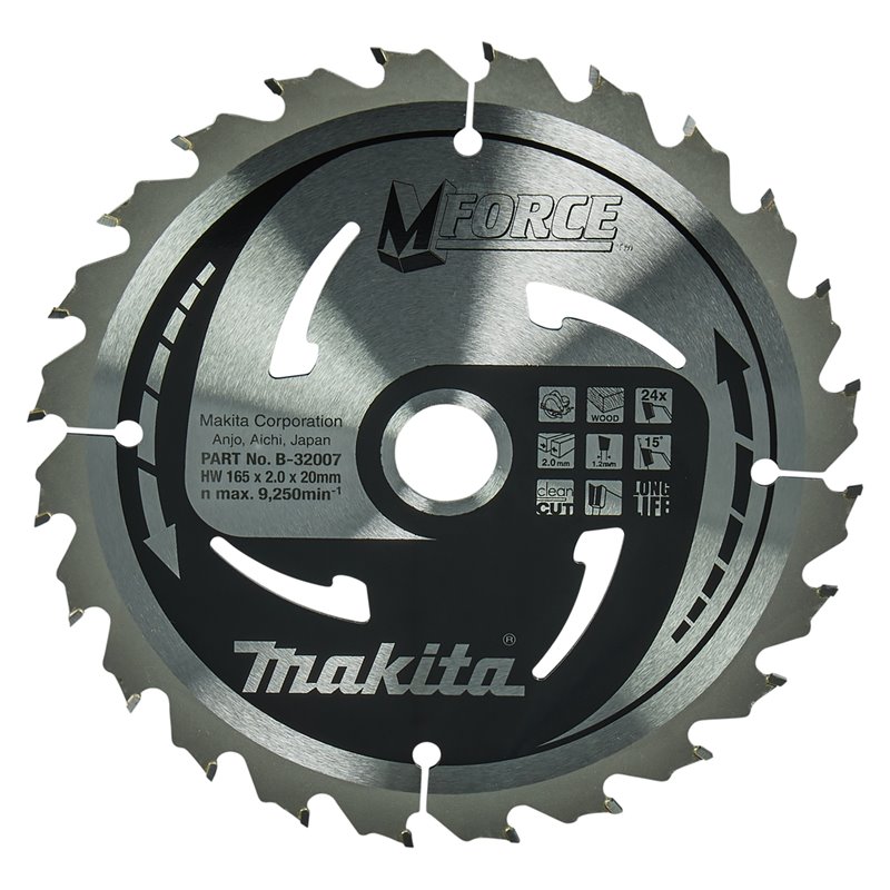 Disco sierra circular , 165 x 20 mm Makita B-32007