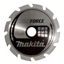 Disco sierra circular , Makparace T.C.T, 190 x 30 mm, 12 D Makita B-32144