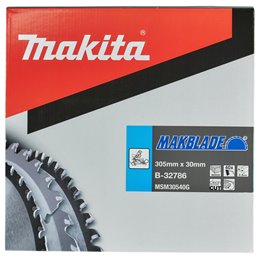 Disco sierra circular , Makblade T.C.T, 305 x 30 mm, 40 D Makita B-32786