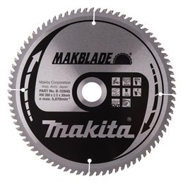 Disco sierra circular , Makblade T.C.T, 260 x 30 mm, 80 D Makita B-32845