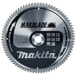 Disco sierra circular , Makblade T.C.T, 305 x 30 mm, 80 D Makita B-32851