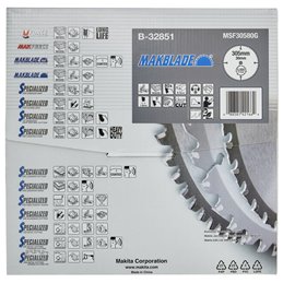 Disco sierra circular , Makblade T.C.T, 305 x 30 mm, 80 D Makita B-32851