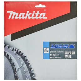 Disco sierra circular , Makblade T.C.T, 260 x 30 mm, 100 D Makita B-32873