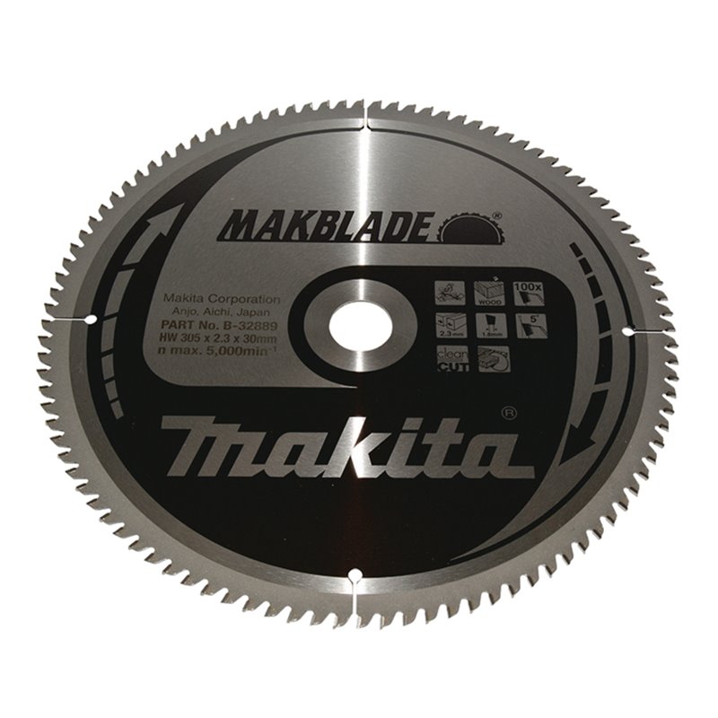 Disco sierra circular , Makblade T.C.T, 305 x 30 mm, 100 D Makita B-32889