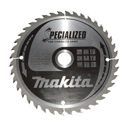 Disco sierra circular , Specialized T.C.T, 165 x 20 mm, 40 D Makita B-32954