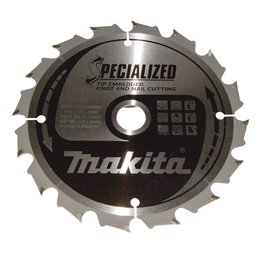 Disco sierra circular , Specialized T.C.T, 165 x 20 mm, 16 D Makita B-33037