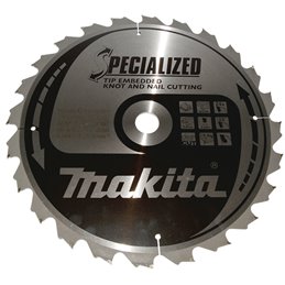 Disco sierra circular , Specialized T.C.T, 355 x 30 mm, 24 D Makita B-33087