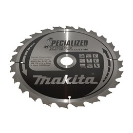 Disco sierra circular , Specialized T.C.T, 270 x 30 mm, 24 D Makita B-33146