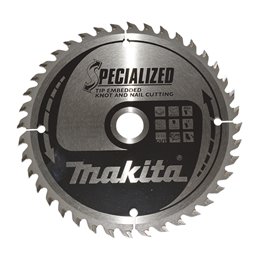 Disco sierra circular , Specialized T.C.T, 165 x 20 mm, 40 D Makita B-33168