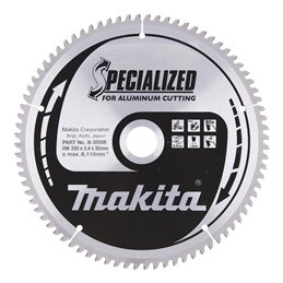 Disco sierra circular , Specialized T.C.T, 250 x 30 mm, 80 D Makita B-33308